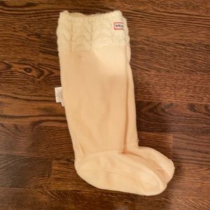 Canle knit hunter tall rain boot socks